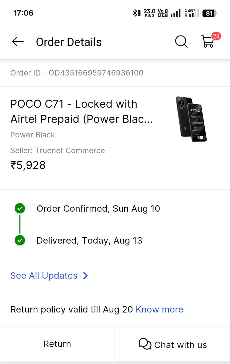 MahantiAnirban's tweet photo. I've been #scammed by Flipkart.
In the product details it is mentioned that 15 W Charger will be available in the Box. But it is missing. Unable to connect the Customer Support. I bought it for my parents. They need to travel. Unable to wait to return. @flipkartsupport @Flipkart https://t.co/7dwSChFJ8o