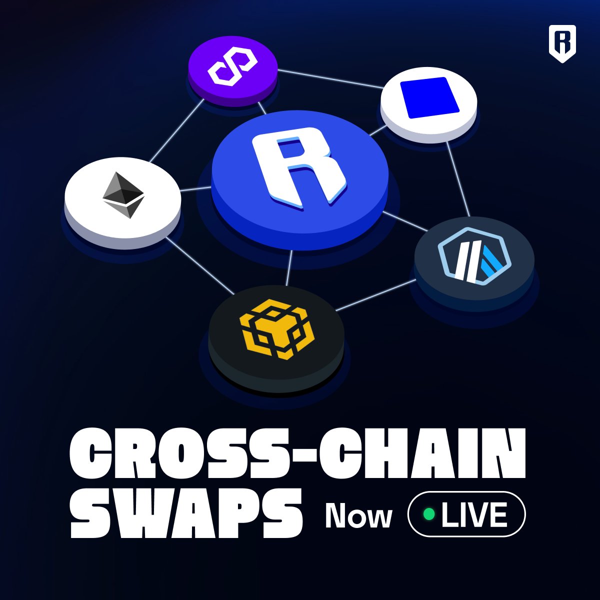 Trade any token across six chains from YOUR Ronin Wallet. 

Download Ronin Wallet 👇  

🔗 : wallet.roninchain.com