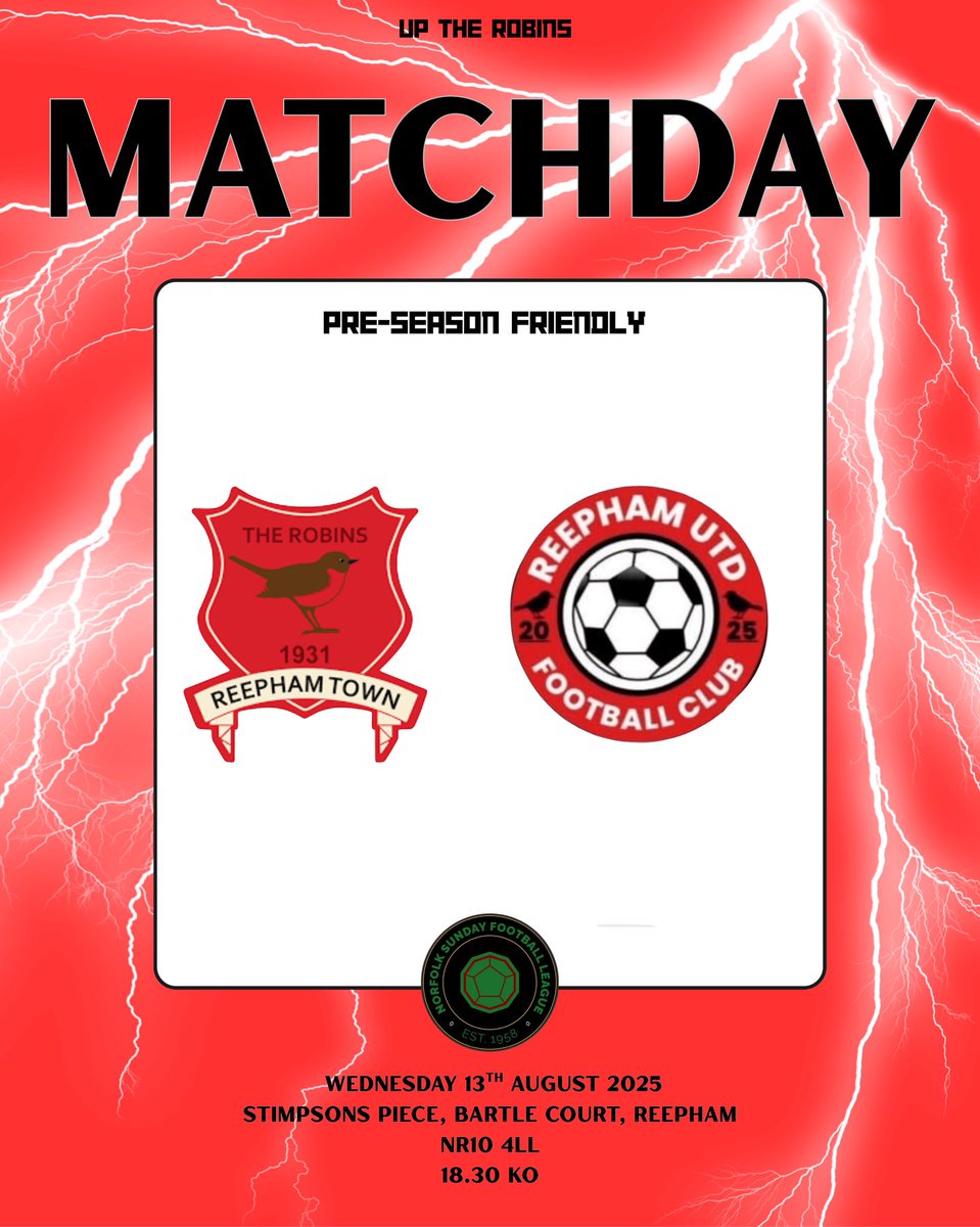 Reepham Town FC (Sunday) tweet media