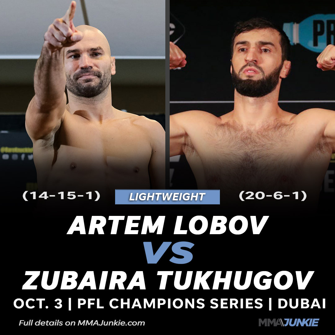 The grudge match will go down in Dubai with Artem Lobov coming out of retirement to finally face Zubaira Tukhugov.