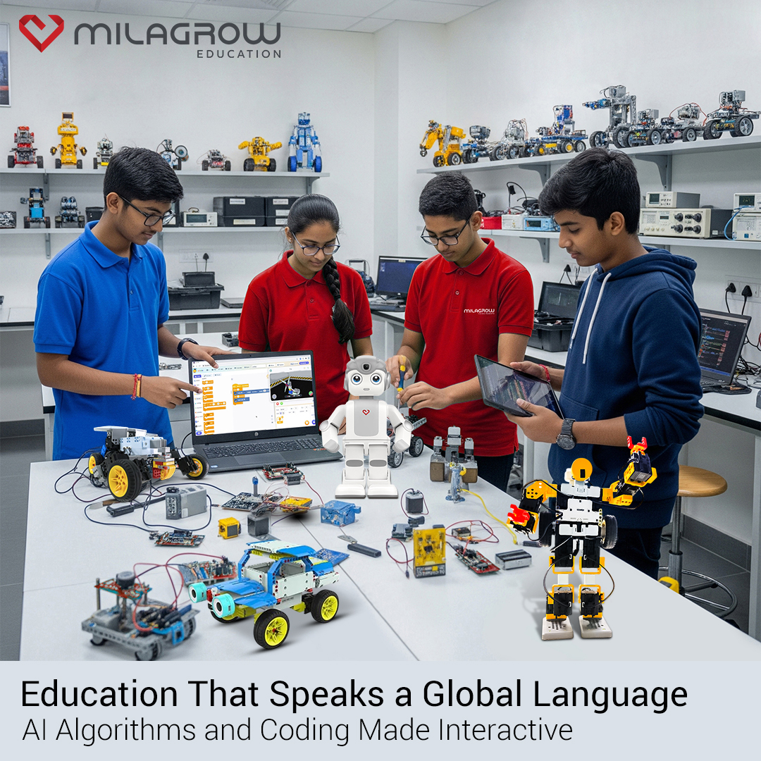 MilagrowRobots's tweet image. Say goodbye to boring theory! Dive into real-time, hands-on learning where students can build, test, and explore AI like never before.
Learn More: zurl.co/A7ZZM 

#InteractiveAI #HandsOnAI #EdTechInnovation #FutureSkills #LearnByDoing #AIAlgorithms #TechForStudents