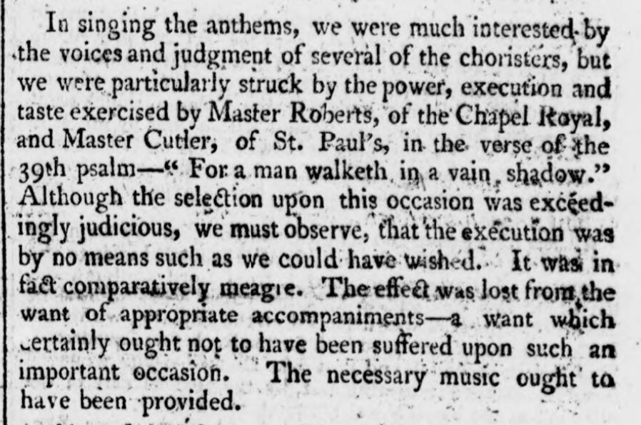 Thomas Morris (@thomasngmorris) on Twitter photo A contemporary report of Lord Nelson's funeral at St Paul's Cathedral gives a deeply equivocal review of the music. Not what a cathedral organist wants to hear! A contemporary report of Lord Nelson's funeral at St Paul's Cathedral gives a deeply equivocal review of the music. Not what a cathedral organist wants to hear!
