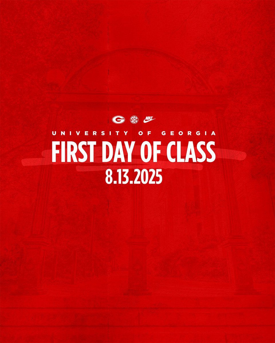 Happy First Day of Class!

#GoDawgs