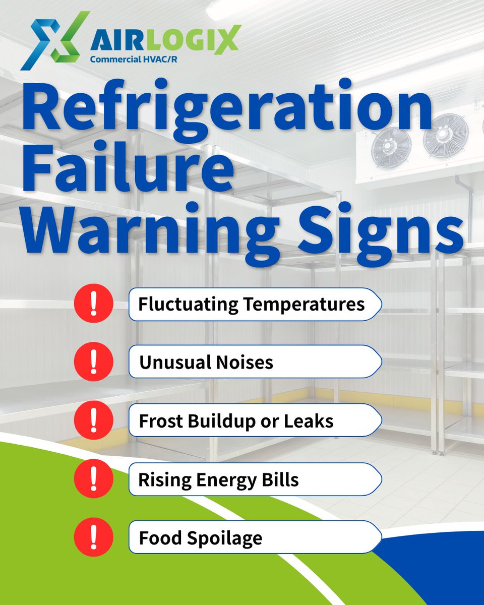AirlogixUSA's tweet image. Don’t wait until your walk-in cooler shuts down during peak hours.

#RefrigerationRepair #WalkInCooler #CommercialRefrigeration #EmergencyHVAC #RefrigerationService #ColdStorage #FacilityMaintenance #HVACTechnician #HVACRepairs #CommercialHVAC #PreventiveMaintenance