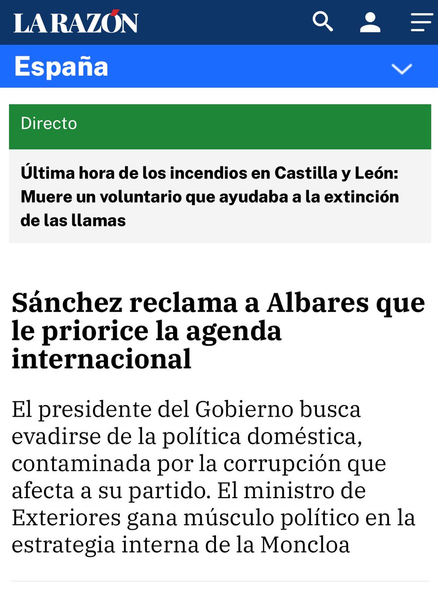 Sánchez usa a Albares como su recadero para huir al extranjero y tapar la podredumbre del PSOE.

Mientras la corrupción ahoga España, la UE y el resto del mundo le recuerda a Sánchez su irrelevancia, y lo más grave es que arrastra a todo el país con ella.

Desde el  <a href="/ppopular/">Partido Popular</a>