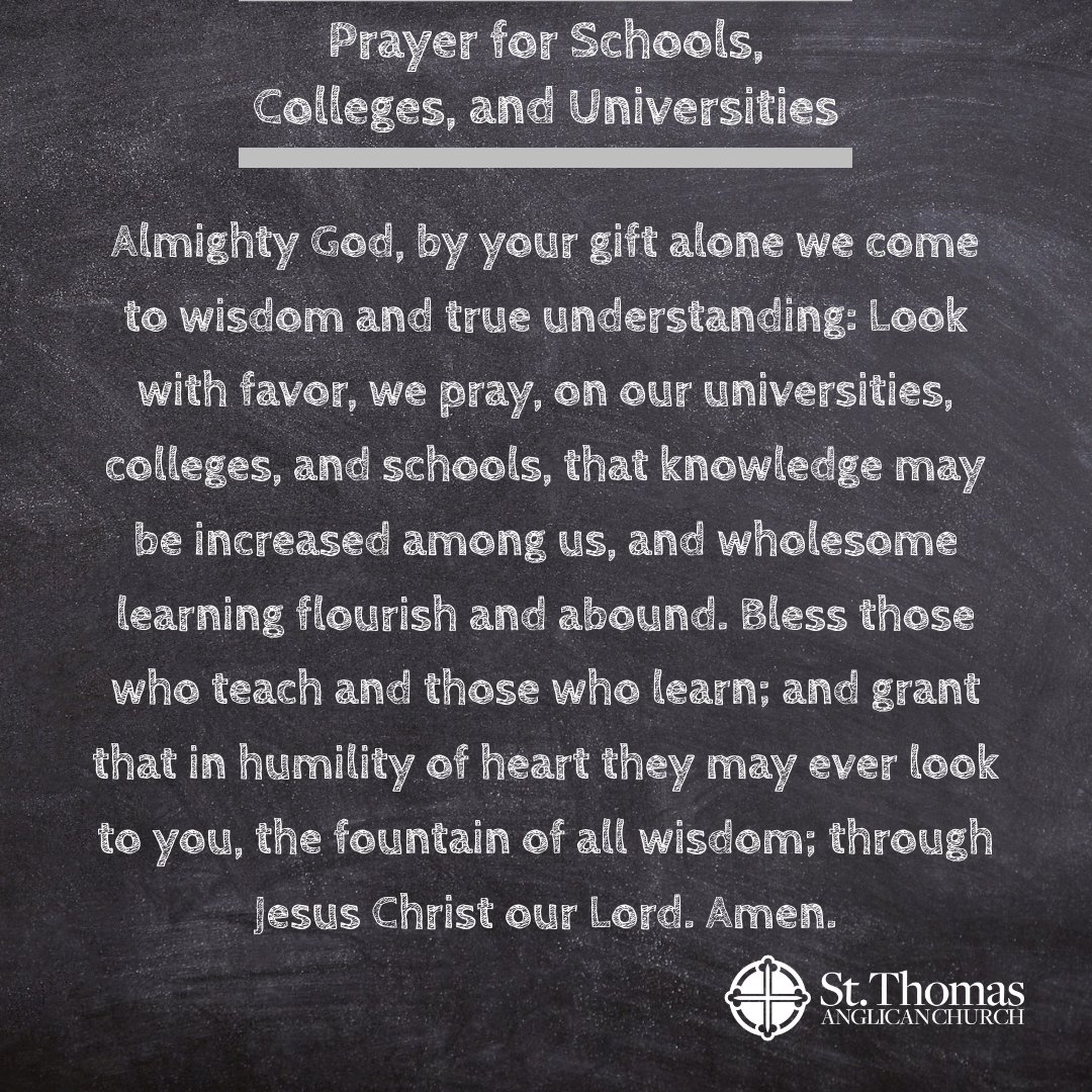 Today is the first day of classes for the University of Georgia! 

Most of our local public school, private schools, home schools, and other colleges and universities have now started, as well. 

Praying for a great year!