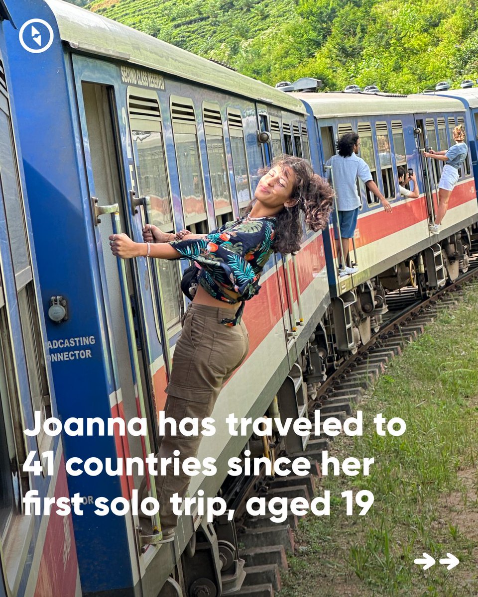 polarsteps's tweet photo. Polarsteps Explorer Joanna has traveled solo to 41 countries and challenges the idea that all solo travelers are fearless: “Don’t wait until you’re not scared. Start scared! Taking the leap of faith is about being completely scared but doing it anyway.” https://t.co/nQONz3SAdJ https://t.co/tSstHDn3ax