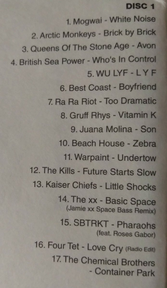 布団の中から😴

🏴󠁧󠁢󠁥󠁮󠁧󠁿ARCTIC MONKEYS

🎙️Brick By Brick
youtu.be/riV77WoFCBw?si…

🇺🇲BEST COAST

🎙️Boyfriend
youtu.be/Uqphb_WM1rM?si…
🇺🇲BEACH HOUSE

🎙️Zebra
youtu.be/N-wfb25WmV4?si…

🏴󠁧󠁢󠁥󠁮󠁧󠁿THE xx
🎙️Basic Speace
youtu.be/kHZVGqqf3gg?si…

🇺🇲WARPAINT

🎙️Undertow
youtu.be/BMkqbY0oGKQ?si…