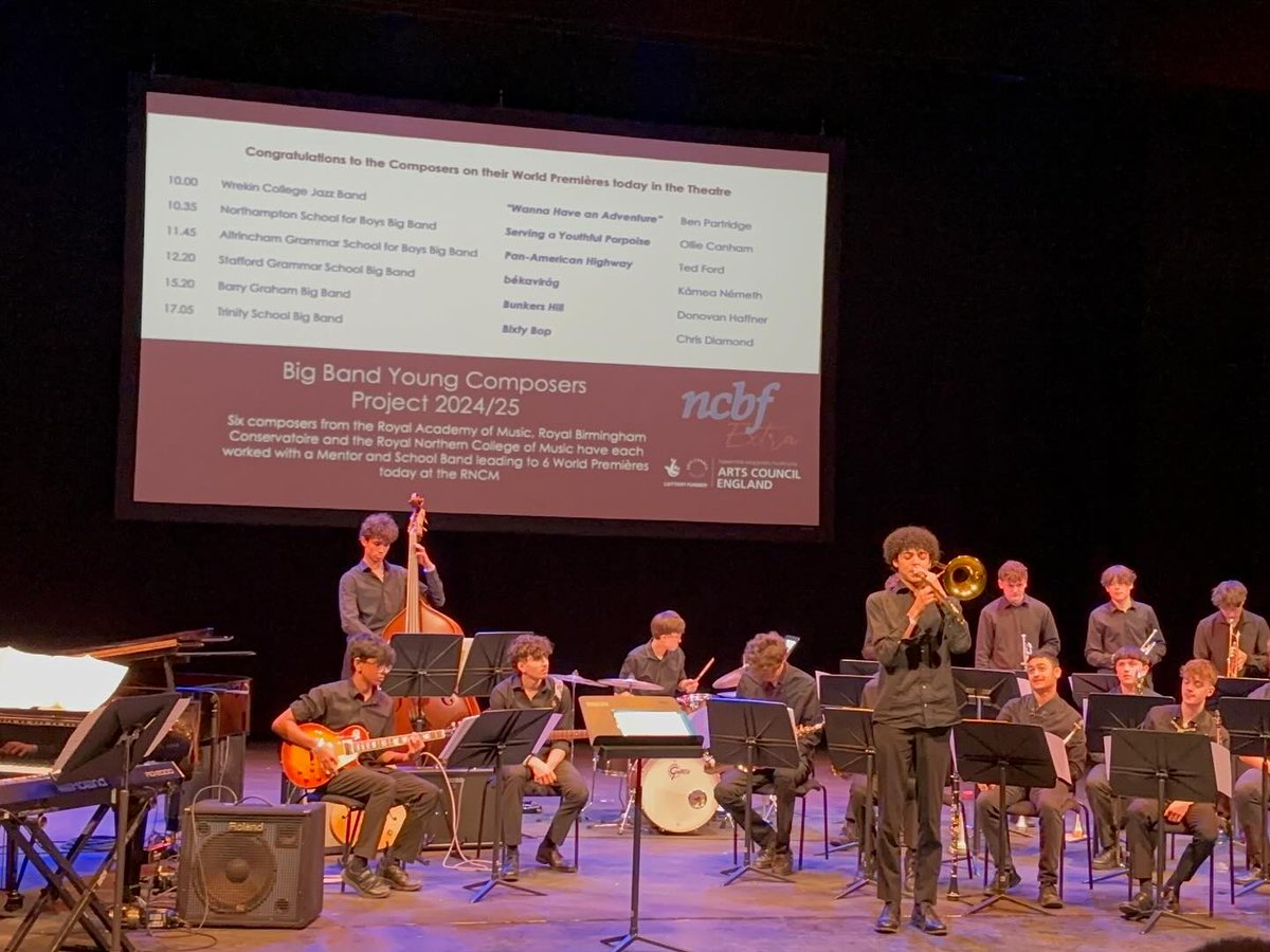 5️⃣ A huge achievement this year was our Big Band's Platinum Award at the <a href="/NCBF/">Nor Cal Blues Fest</a> Festival UK
in Manchester! Thank you to Head of Jazz, Rock &amp; Pop Mr Pettitt for gtting us there! 🏆🎶
#trinitycroydon #trinitycroydonmusic #ncbf