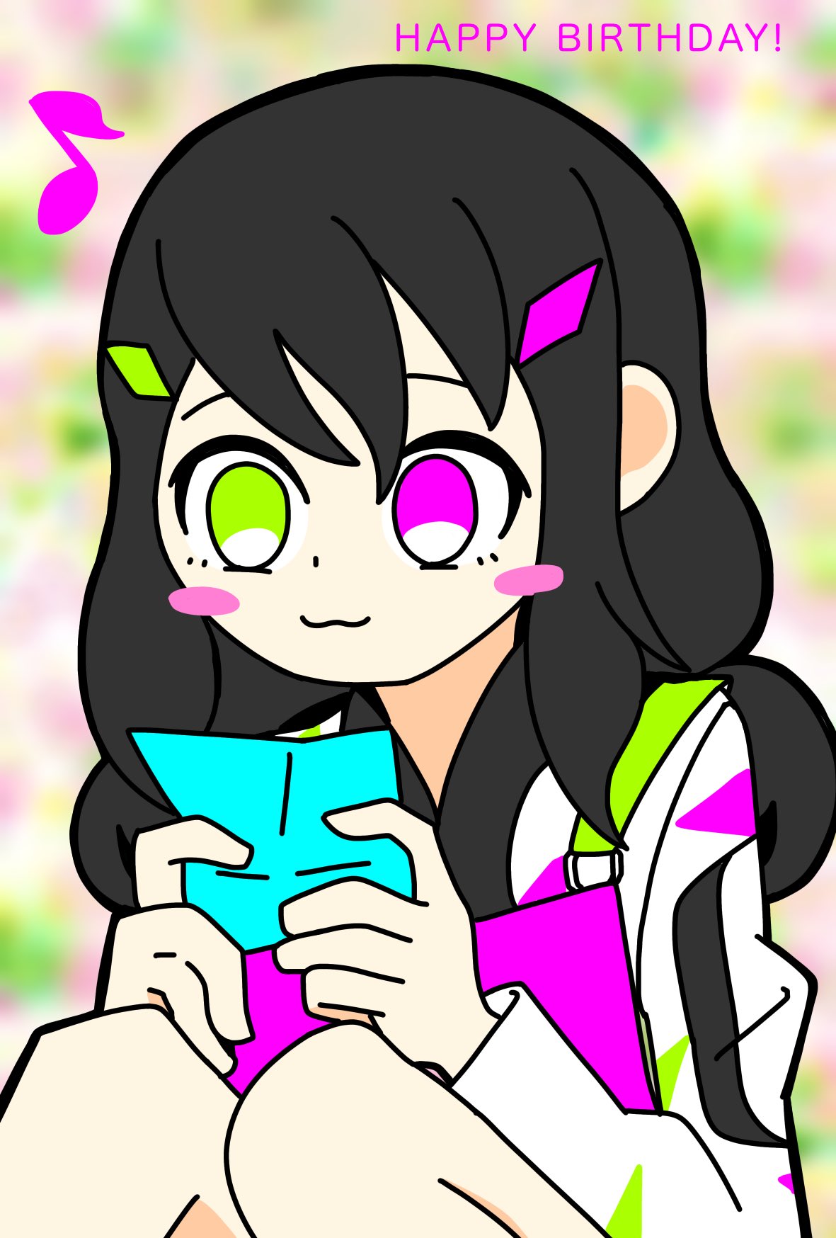 さっちゃん❤️ バイクイラスト練習中。バイクはセパハン(眺めるだけなら