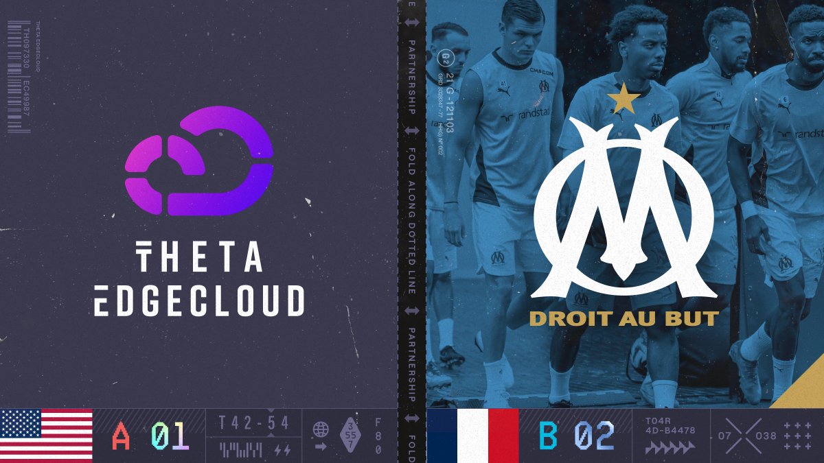Olympique de Marseille (@om_officiel) on Twitter photo L’Olympique de Marseille est fier d’annoncer la signature d’un nouveau 𝙥𝙖𝙧𝙩𝙚𝙣𝙖𝙧𝙞𝙖𝙩 𝙤𝙛𝙛𝙞𝙘𝙞𝙚𝙡 avec <a href="/Theta_Network/">Theta Network</a> via sa solution Theta EdgeCloud pour les deux prochaines saisons.
En plus du déploiement de nombreuses activations digitales et physiques, l'OM L’Olympique de Marseille est fier d’annoncer la signature d’un nouveau 𝙥𝙖𝙧𝙩𝙚𝙣𝙖𝙧𝙞𝙖𝙩 𝙤𝙛𝙛𝙞𝙘𝙞𝙚𝙡 avec <a href="/Theta_Network/">Theta Network</a> via sa solution Theta EdgeCloud pour les deux prochaines saisons.
En plus du déploiement de nombreuses activations digitales et physiques, l'OM