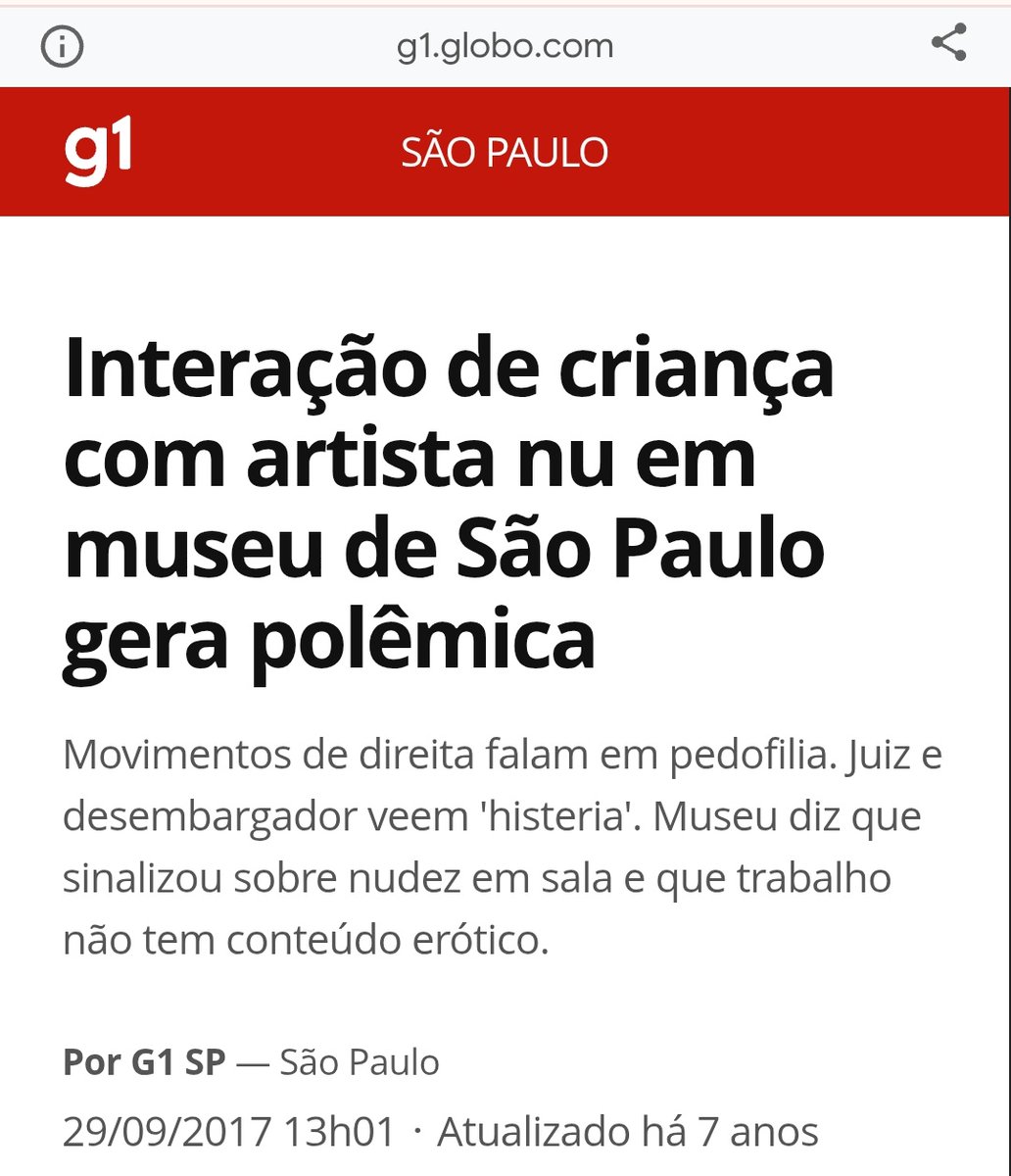 A esquerda nunca quis combater a pedófilia e pegou esse assunto como desculpa para regular as redes sociais,

Essa época do Museu de São Paulo que ela mesma achou normal um homem nú...

E realmente era estranho ninguém tocar no assunto da Ilha de Marajó