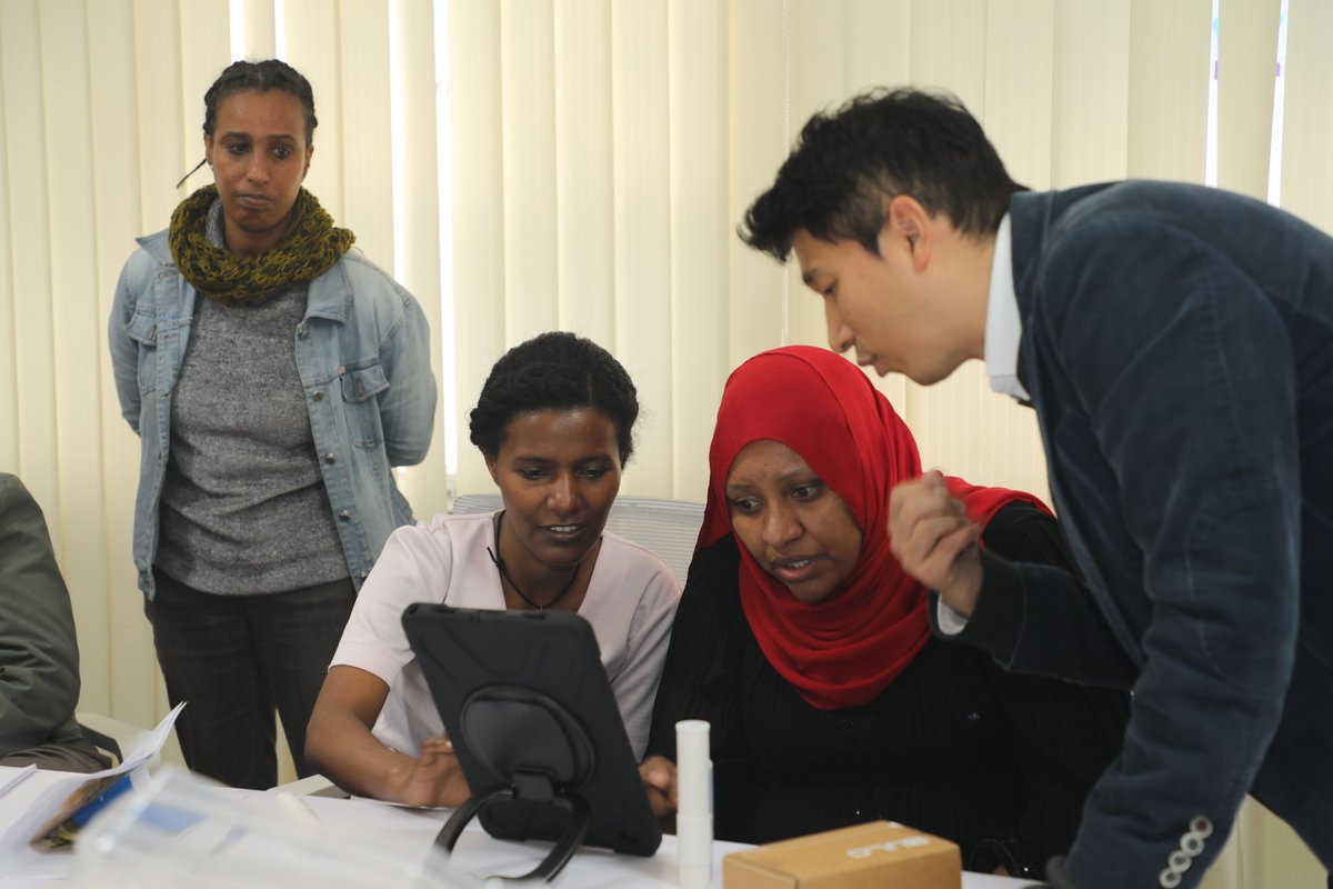 SPHMMC_Official's tweet photo. SPHMMC has received a generous donation from KOICA, including the smart BULO M 500 spirometer & medical devices to boost diagnostic services.
Thank you KOICA for your continued support in advancing healthcare innovation in Ethiopia! 🇰🇷🇪🇹
#SPHMMC #KOICA #HealthInnovation https://t.co/T1TM0CNLX2