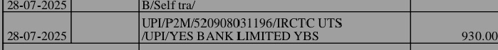 DeepaliRMistry's tweet photo. @IRCTCofficial @RailMadad #IRCTC #uts  
I tried booking a season pass on 28 July '25 – ₹930 was debited but the transaction failed. No pass issued. Called 139 &amp; was told refund in 5-7 days. Still no refund received. https://t.co/nWyTGRVfBM