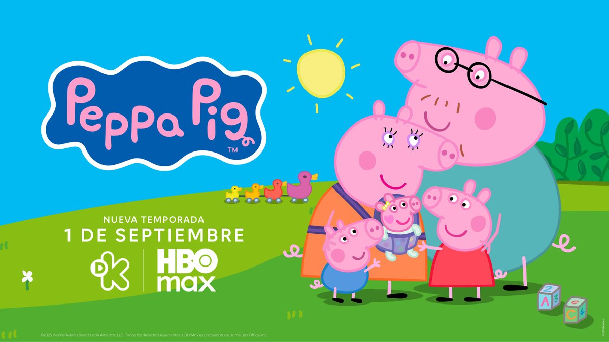 HBOMaxPRLA's tweet image. ¡Peppa está de regreso con grandes novedades! La temporada 11 de #PeppaPig llega el 1º de septiembre a #HBOMax y #DiscoveryKids, presentando a Evie, la nueva integrante de la familia. ¡Descubre más en este hilo! 👇