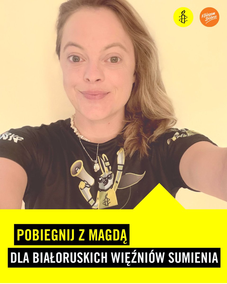 Czy wiesz, że Twój bieg może zmienić czyjeś życie w Białorusi? W tym roku podczas 47. Nationale-Nederlanden Maratonu Warszawskiego i 4. Nice To Fit You Warszawskiej Dychy łączymy siły, by wspierać białoruskich więźniów i więźniarki sumienia.

Jedną z biegaczek w naszej Drużynie