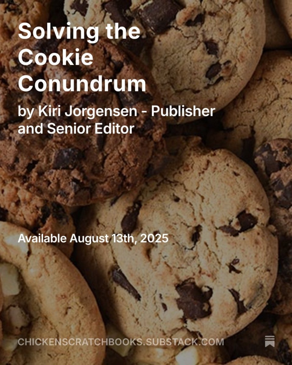 CSBooks4's tweet image. We loved this thought piece by Kiri,
join us on Substack and share your thoughts!

Follow the link in our bio, subscribing is free.