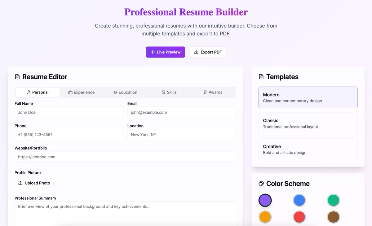 🚀 Build more than just a resume - build your future.

With Hostinger Horizons, you can create, customize, and launch your professional resume online in minutes.

Your career, your way, try it out - …rown-chamois-264470.hostingersite.com

#HostingerHorizons #ResumeBuilder #CareerGrowth