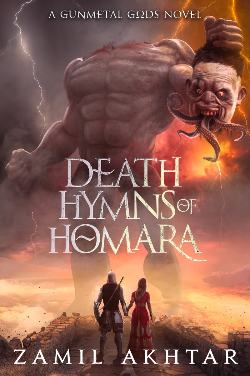 Hello. I've written another Gunmetal Gods book, but this time it's a standalone horror fantasy prequel. Oh, and here is the cover.