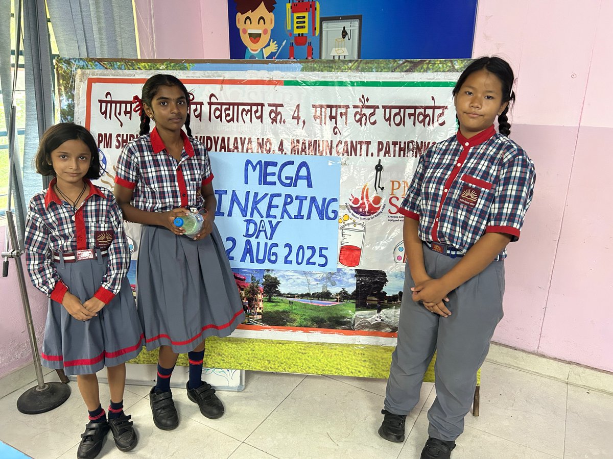 4Pathankot21146's tweet image. Mega Tinkering Day 2025 ,
12 Aug 2025 
@MegaTinkeringDay #ATLReflections #WhatWeBuilt #MTD2025