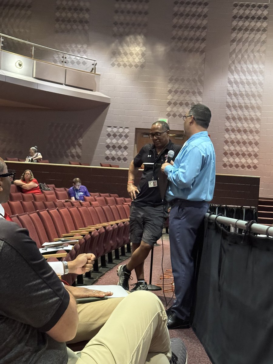 LHS first LHSLeads recognition to our lead custodian, Troy Thomas for his hard work with his crew to clear flooding from the building. #LHSLeads