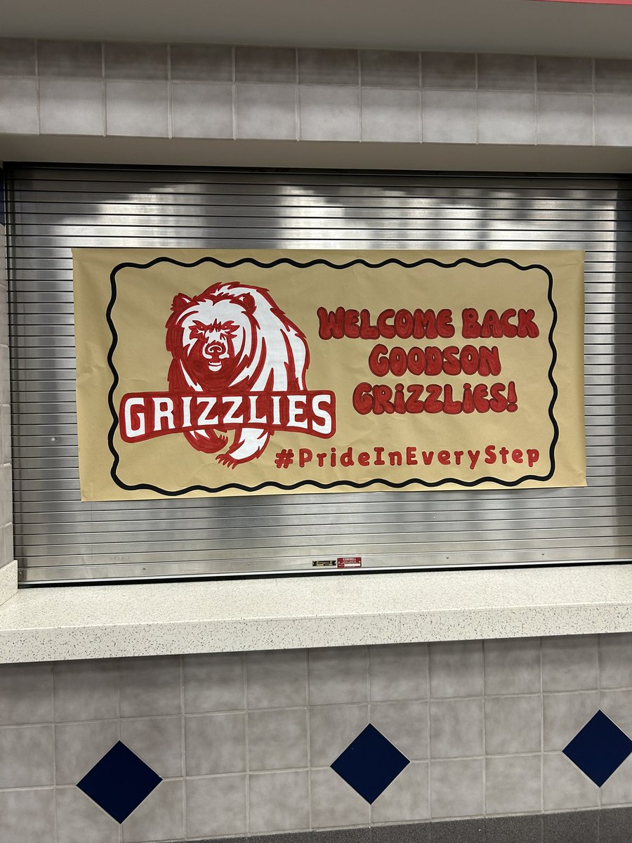 Blake Harris, M.Ed. (@abharriscfisd) on Twitter photo We are ready to welcome our Grizzlies! <a href="/goodsongms/">Goodson MS</a> #prideineverystep We are ready to welcome our Grizzlies! <a href="/goodsongms/">Goodson MS</a> #prideineverystep