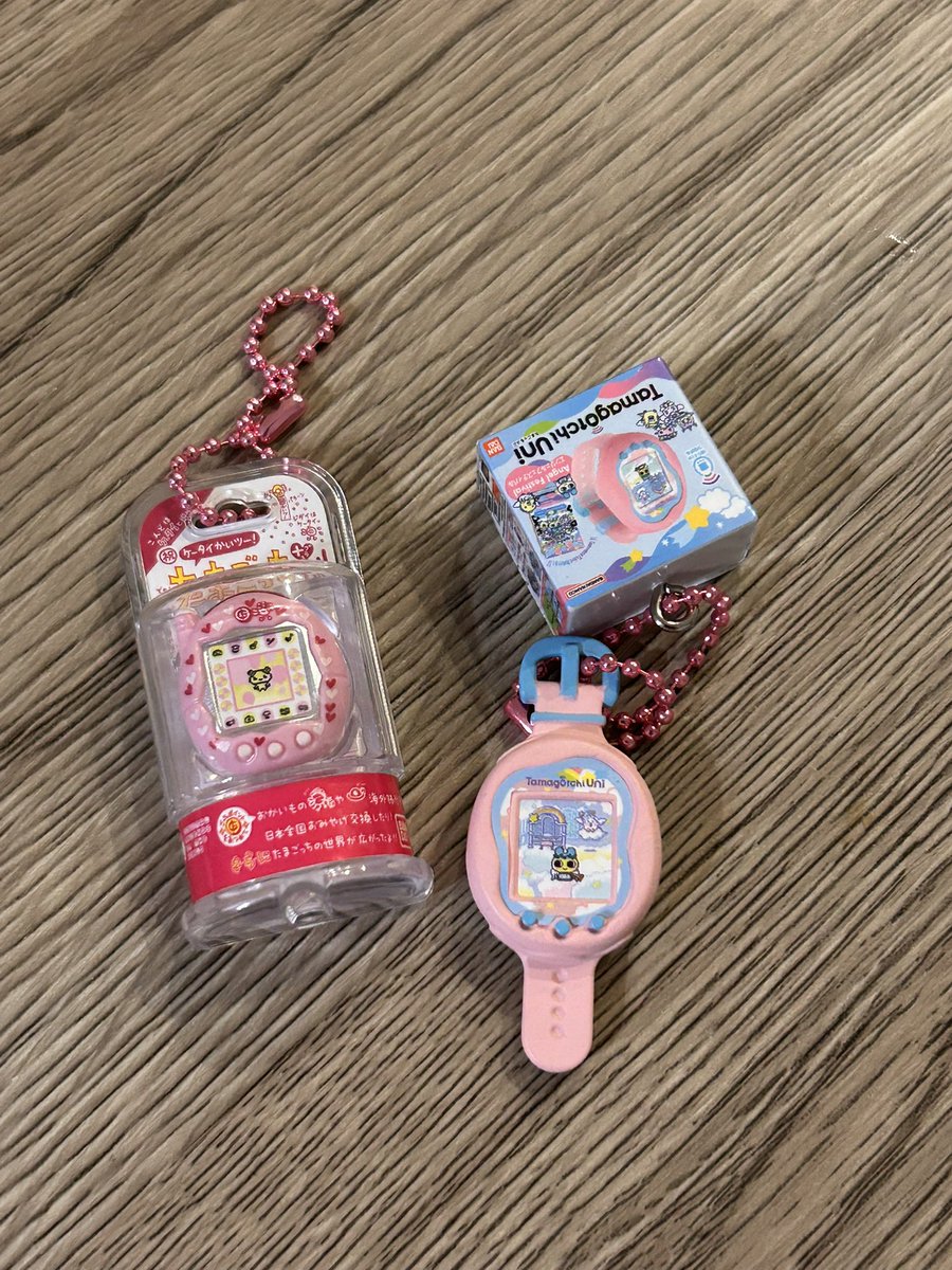 たまごっちの食玩があったので2つ課金してきた
私の知ってるたまごっちではなかった🤣
でもかわいいー😍