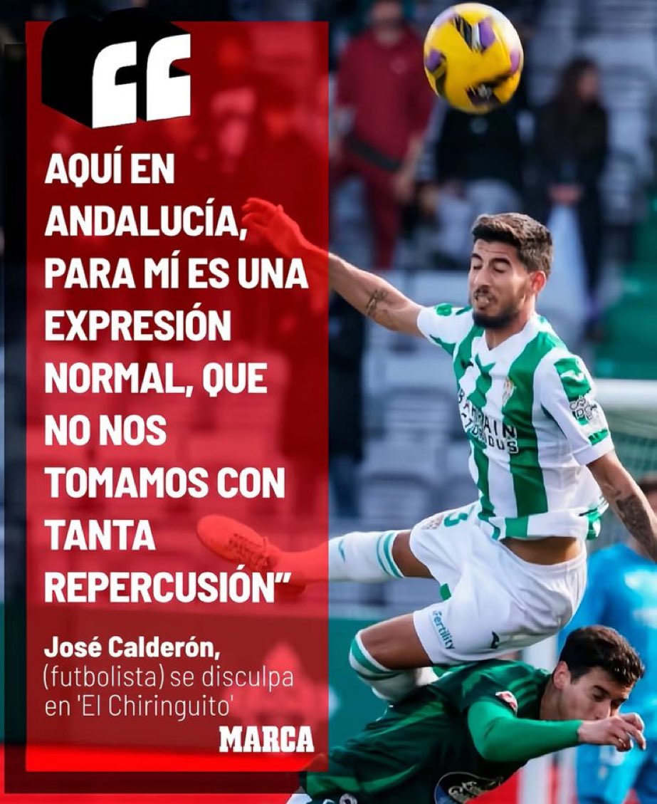 Spanish football player recognizes: "In Andalusia is normal to hate the Catalan people and their ancestors"