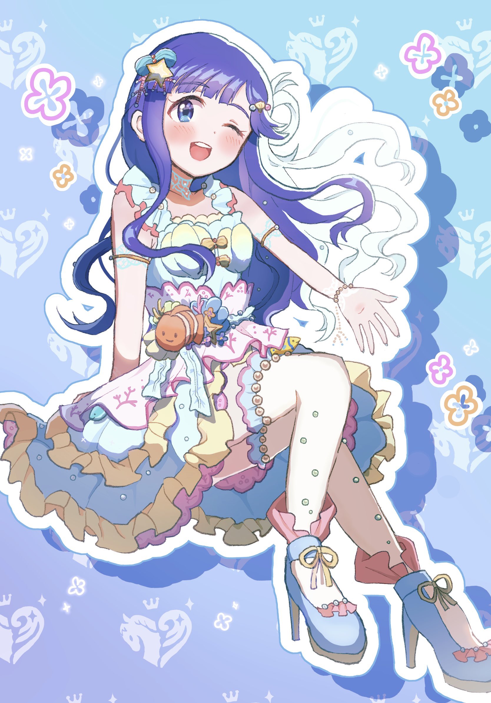 デレステ　七海 デレステ】恒常SSR［ぴちぴち☆マーメイド］浅利七海 特技