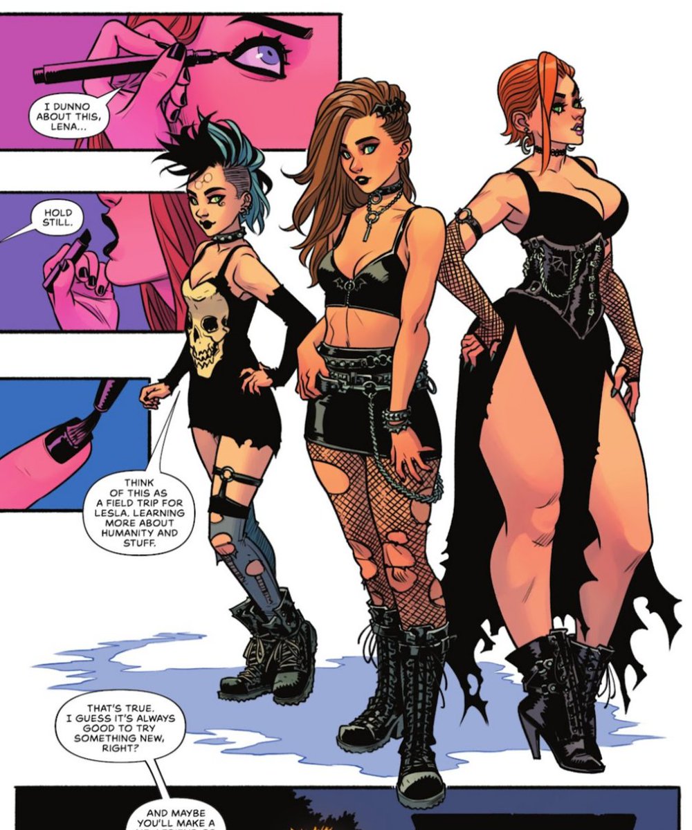 GOTH SUPERGIRL??????

THEY DID THIS FOR ME THIS FUCKS