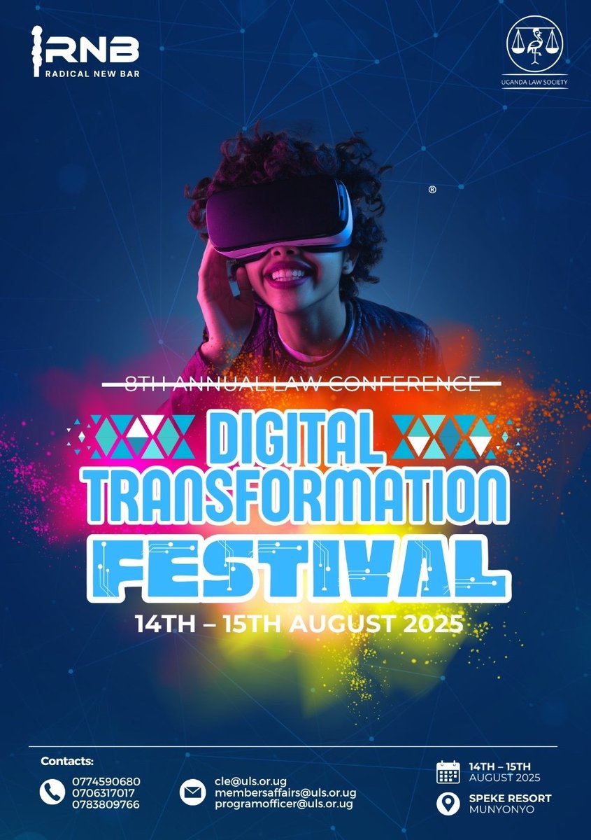 Our <a href="/AiLex145495/">AiLEX</a> team will be at the Digital Transformation Festival tomorrow, the 14th and on  Friday 15th at Commonwealth Resort, Munyonyo.

We shall demonstrate our legal AI solutions and discuss our vision for the future. We would love to connect with you.