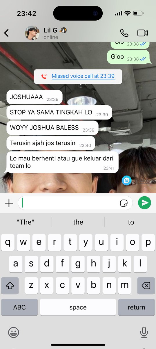 #JossGawin 

"No one can handle your attitude"

Few tweet au