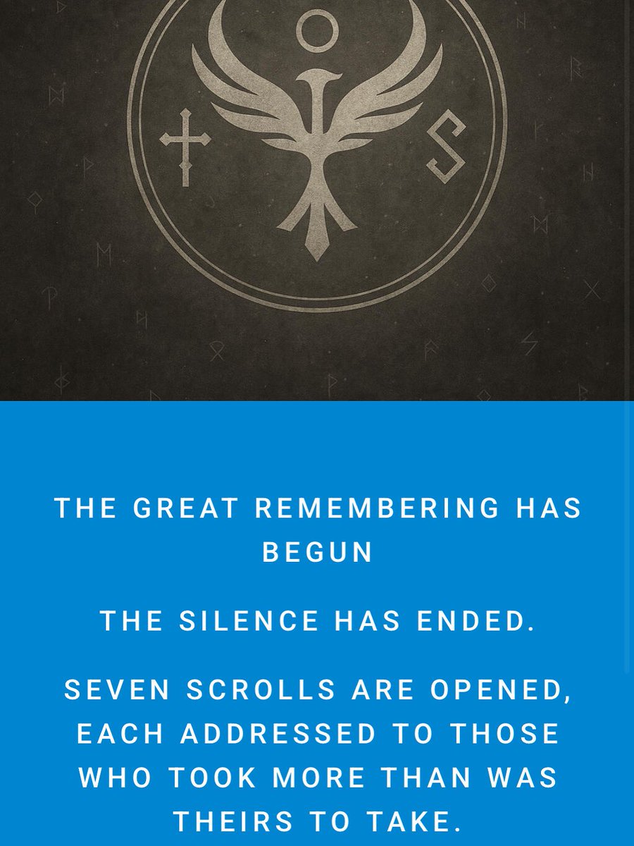 Seven scrolls have been opened. If you are named among them, your heart will know.
planetarysovereign.carrd.co