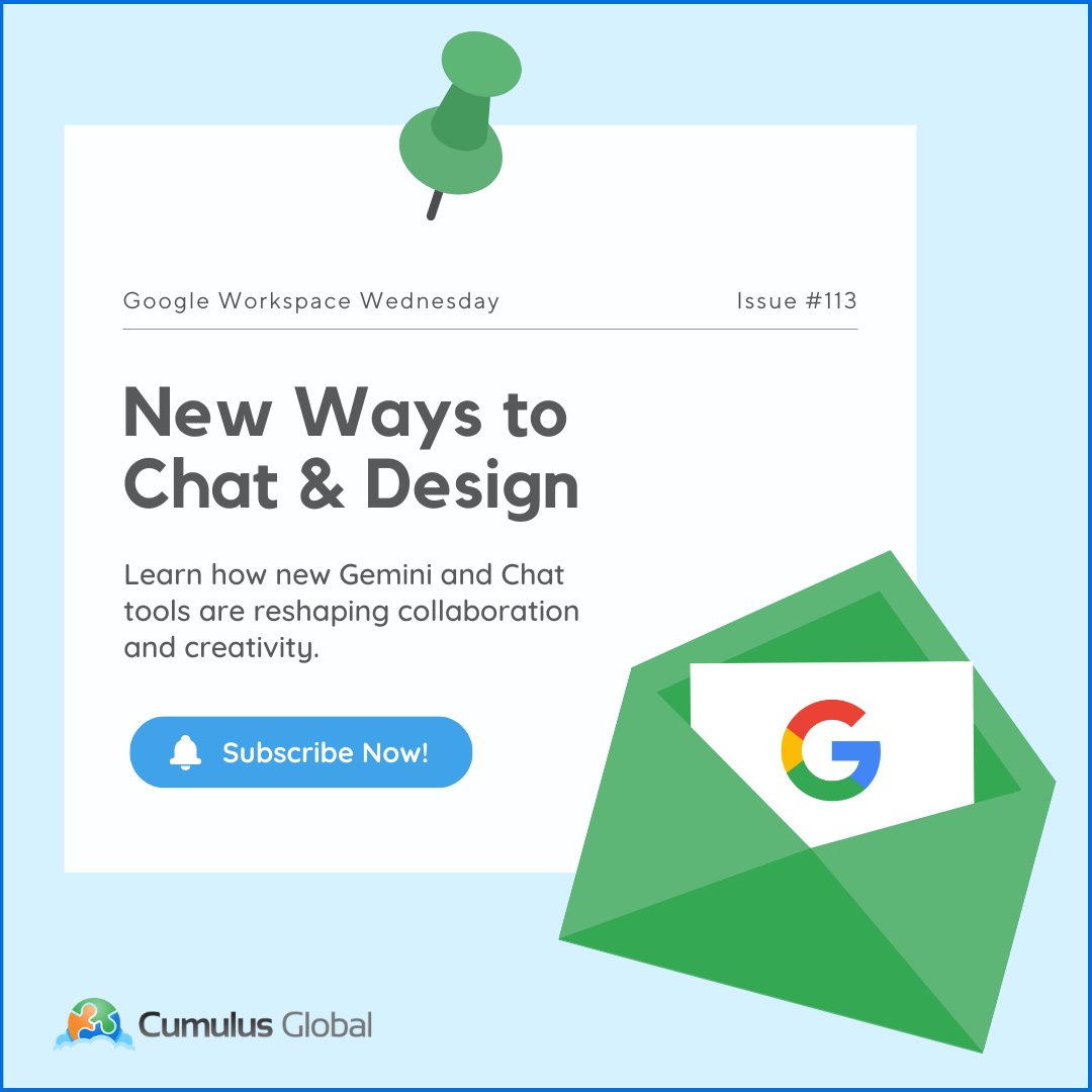 allenfalcon's tweet image. 🎨📱 Bring your ideas to life! 
Gemini now generates images directly in Docs on Android, making creativity mobile and instant.

See what else is new in our #GoogleWorkspaceWednesday bulletin ➡️ jump.cumulusglobal.com/45Vu8np 

#GoogleWorkspace #SmallBusiness #AITools #Gemini #GoogleDocs