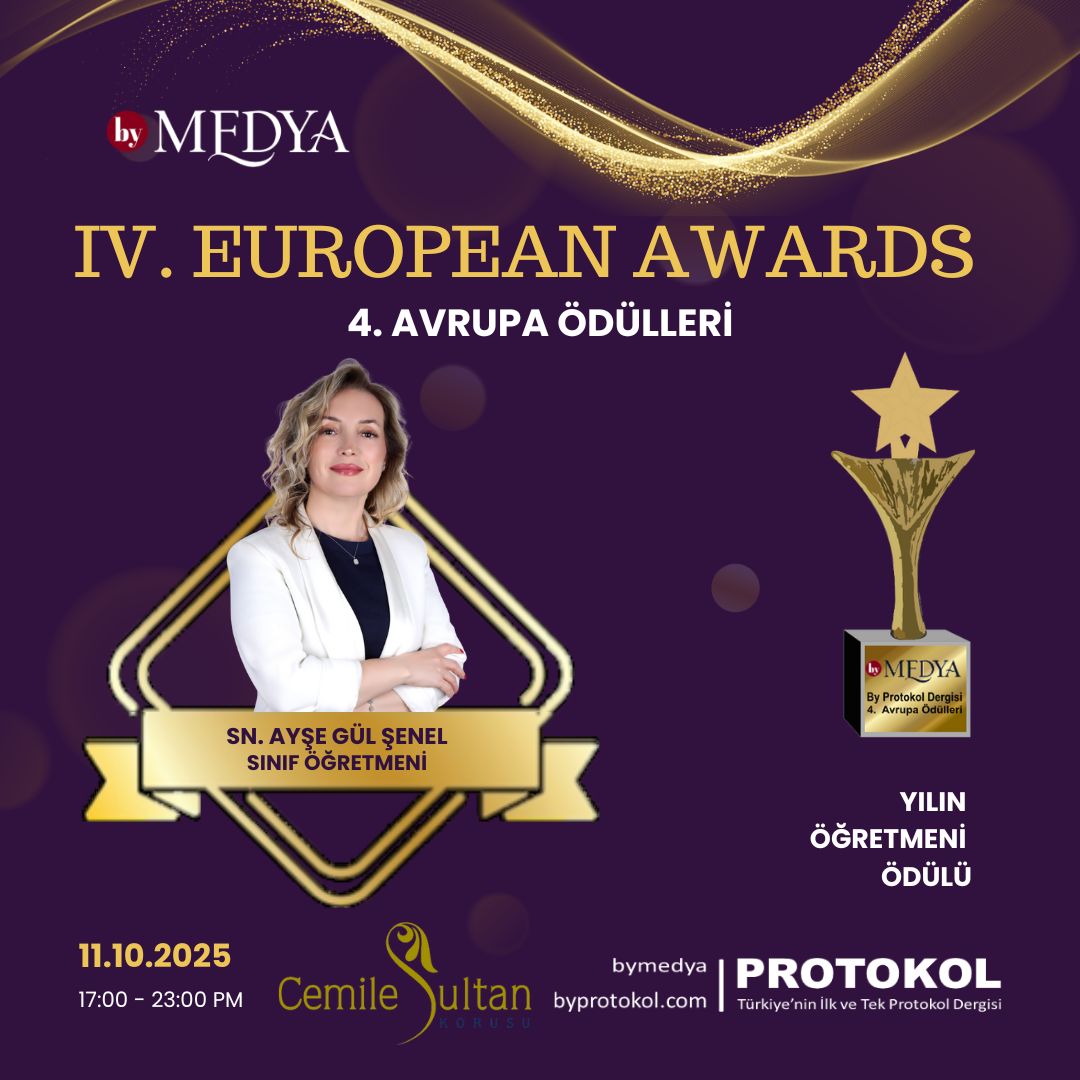 By Protokol Dergisi 4. Avrupa ödüllerini 11 Ekim cumartesi günü ödülünü Sayın <a href="/AyseGlSenel1/">Ayse Gül Senel</a> hanımla buluşturacak olmanın verdiği sevinci yaşıyoruz. #ByProtololDergisi #AvrupaÖdülleri