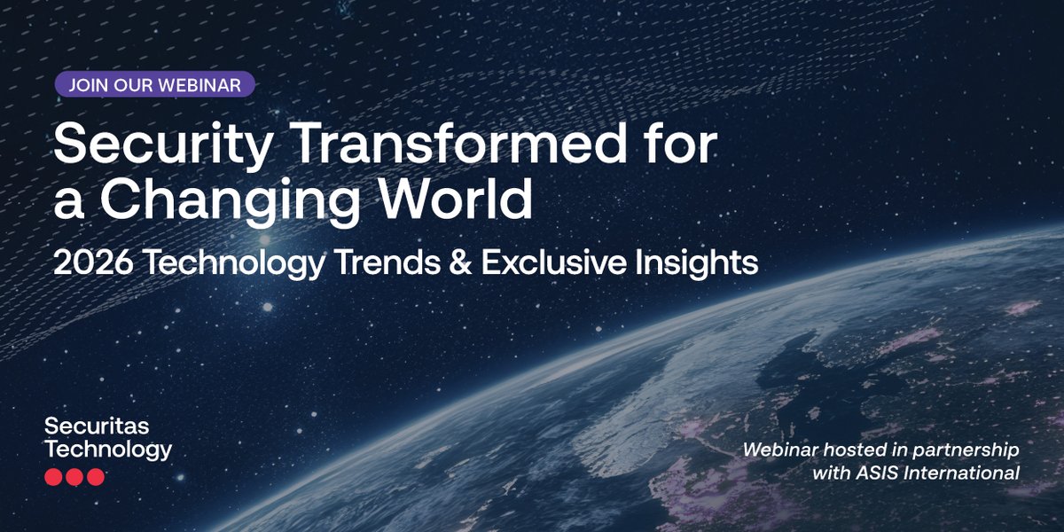 ASIS International (@asis_intl) on Twitter photo Upcoming Webinar! Doug Walsh and Dr. Serdar Ince sat down with the ASIS Blog to discuss their upcoming exclusive webinar previewing Securitas Technology's 2026 Global Technology Outlook Report. Read on to learn more! #security #securityprofession bit.ly/45DfoKA Upcoming Webinar! Doug Walsh and Dr. Serdar Ince sat down with the ASIS Blog to discuss their upcoming exclusive webinar previewing Securitas Technology's 2026 Global Technology Outlook Report. Read on to learn more! #security #securityprofession bit.ly/45DfoKA