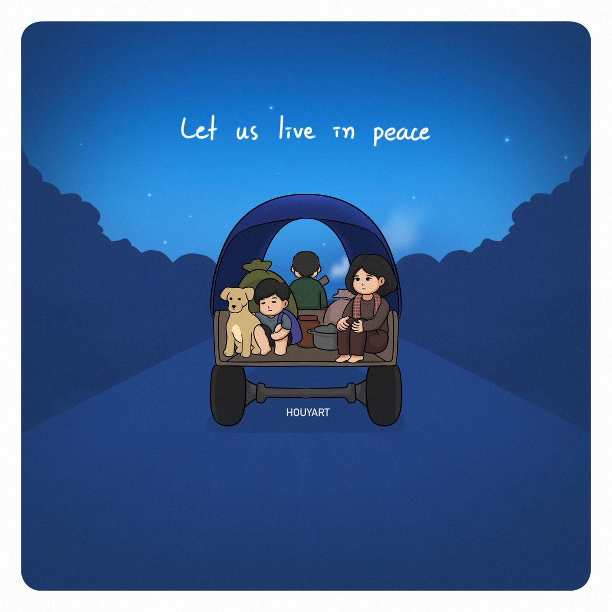 vis_byvis's tweet photo. Let us live in peace 🥺

artwork: Houyart

Implement The Ceasefire Agreement
#ThailandViolatestheceasefire https://t.co/uw25EhEAZb