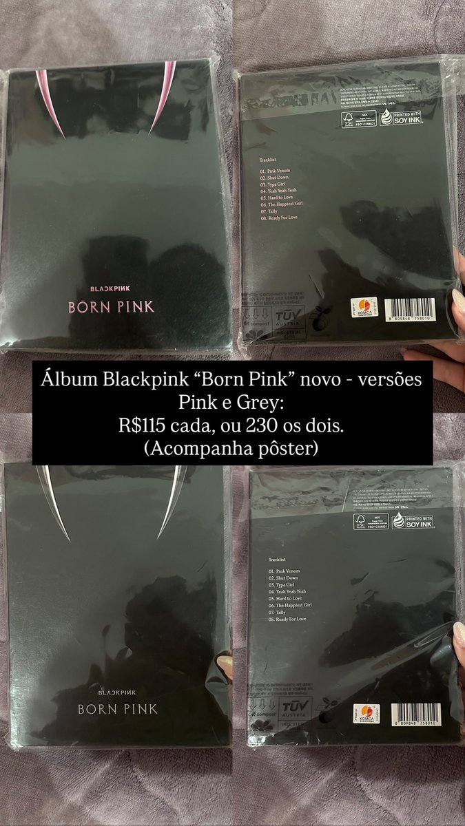 rubysharongirl's tweet photo. 📢 VENDO — itens de k-pop novinhos 💖🖤
* 2 álbuns BLACKPINK – Born Pink (versões Rosa & Preto)
* Mochila estilo academia do 2PM (exclusiva e oficial de kit fanclub)
📦 Todos lacrados/novos.
💌 Envio para todo o Brasil.
📩 Me chama na DM!
#Blackpink #2PM #VendaKpop #BornPink https://t.co/cbP0NZwk8E