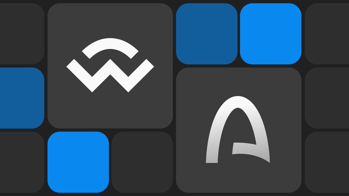 WalletConnect 与 Arc 合作标志
