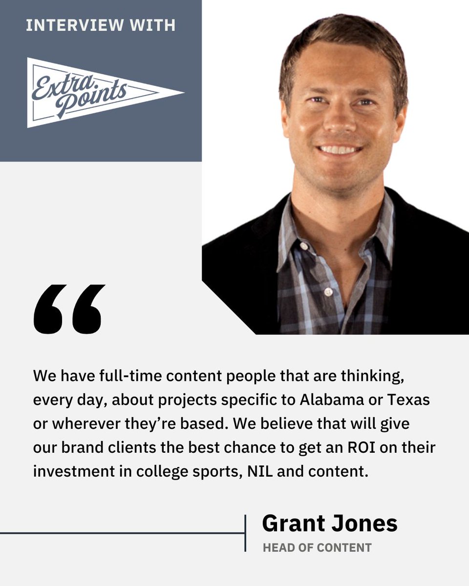 LEARFIELD (@learfield) on Twitter photo Learfield Studios’ Grant Jones sat down with <a href="/ExtraPointsMB/">Extra Points</a> to discuss how content strategy delivers authentic storytelling for student-athletes and brands. Learfield Impact NIL services lead the industry by connecting people, content, and technology resources to provide Learfield Studios’ Grant Jones sat down with <a href="/ExtraPointsMB/">Extra Points</a> to discuss how content strategy delivers authentic storytelling for student-athletes and brands. Learfield Impact NIL services lead the industry by connecting people, content, and technology resources to provide