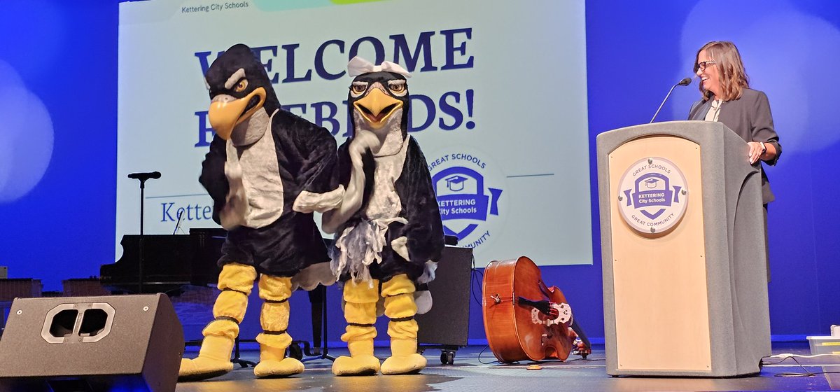 KenMiller06's tweet photo. Welcome back, Kettering City Schools staff! Wishing you a fantastic year ahead. Remember "that" student who needs you most. In all we do - persevere, support one another, and turn every "now I know" moment into a chance to soar even higher. Go Firebirds! https://t.co/LHCgM8RuCV