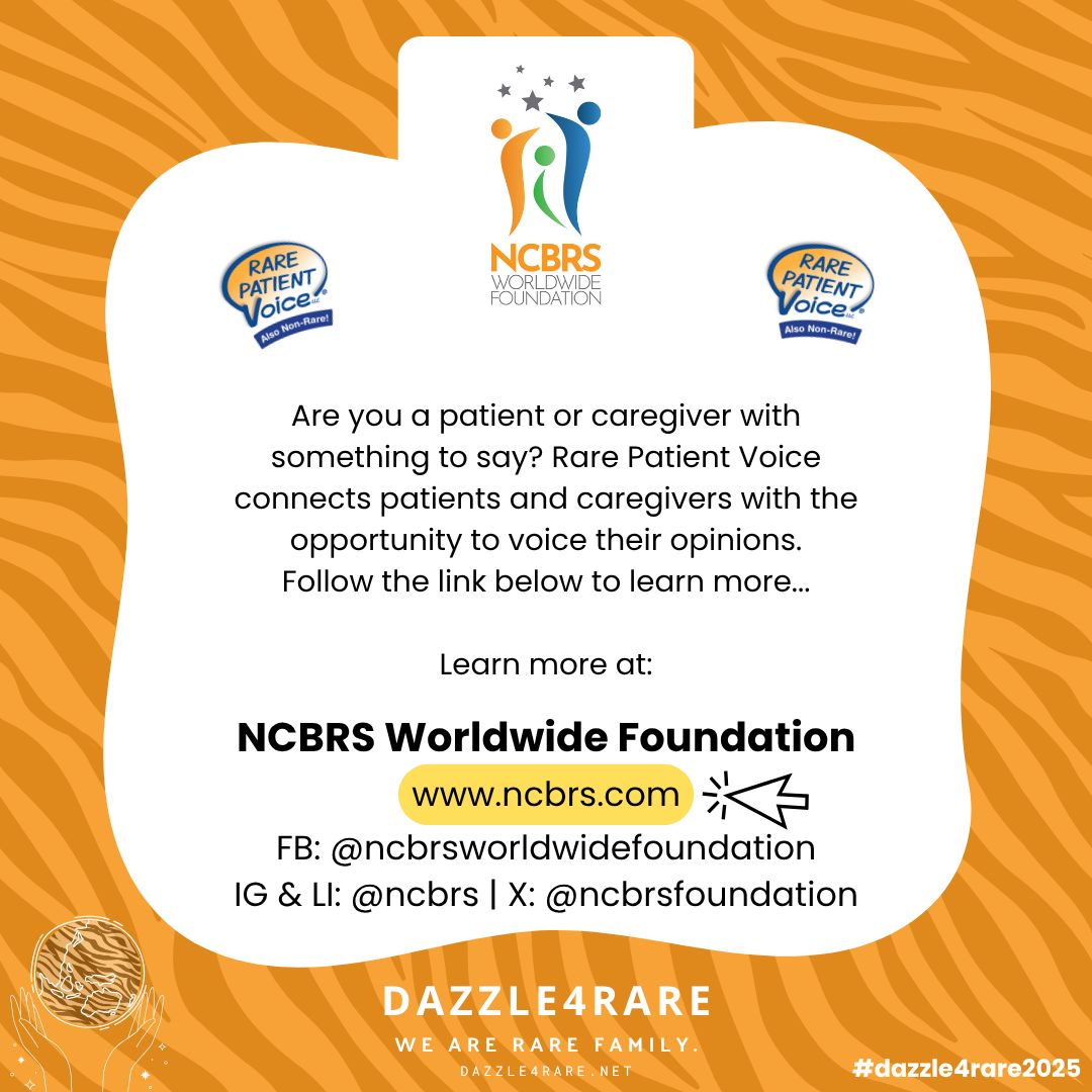 ncbrsfoundation's tweet photo. @rarepatientvoic #Dazzle4Rare #Dazzle4Rare2025 #RareDiseaseAwareness #PatientAdvocates #PatientGroups #WorkTogether #StrongerTogether @dazzle4rare @ifaiarthritis @ataxia_and_me @BarbyIngle @sarcoid_network @globetrotteri @FibroFlutters @gopi3ks https://t.co/WgS9XsKRZx