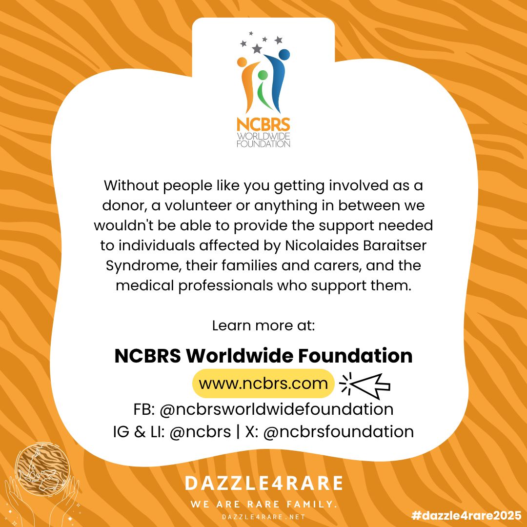 ncbrsfoundation's tweet photo. #Dazzle4Rare #Dazzle4Rare2025 #RareDiseaseAwareness #PatientAdvocates #PatientGroups #WorkTogether #StrongerTogether @dazzle4rare @ifaiarthritis @ataxia_and_me @BarbyIngle @sarcoid_network @globetrotteri @FibroFlutters @gopi3ks https://t.co/WTbOqeBI8O