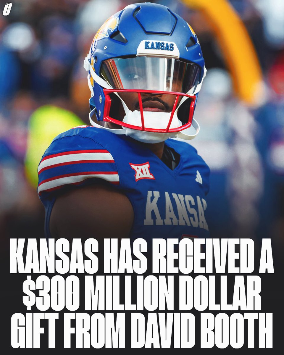 Kansas Jayhawks locked in a HUGE gift of $300M…