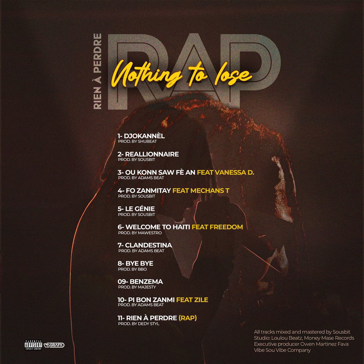 iammicheljr's tweet photo. TRACKLIST RAP (Rien ร Perdre) ๐ฅ๐ฅ
Ann ritire fokis la sou track yo, ann mete l sou beatmaker yoโฆ
Toby, nou wรจ kominezon an papa lol
BBO
Shubeat
Sousbit
Adams Beat
Mawestro
Majesty
Dedy Styl
Ey Yo Za
Mex On The Track
Kimiyondabeat
#KenZout https://t.co/tJ2TH2wHZ6