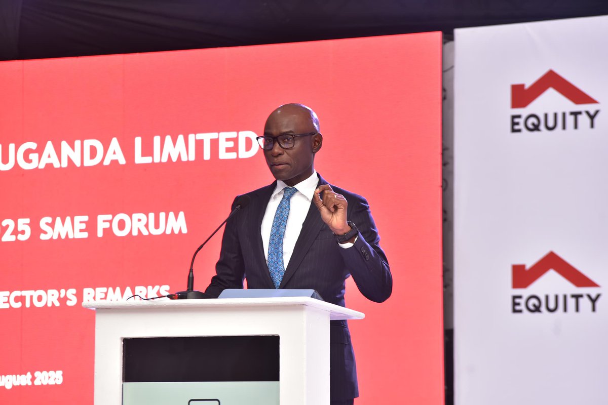 UgEquityBank's tweet photo. Equity Bank’s Executive Director, Claver Serumaga, highlighted how the Equity Bank brings banking close to SMEs, enabling them to manage finances through agents, points of sale, or the upcoming Pay with Equity platform, making daily cash flow and transactions seamless. 

#TupangeBusinessNeEquity 
#EquityBankUganda
