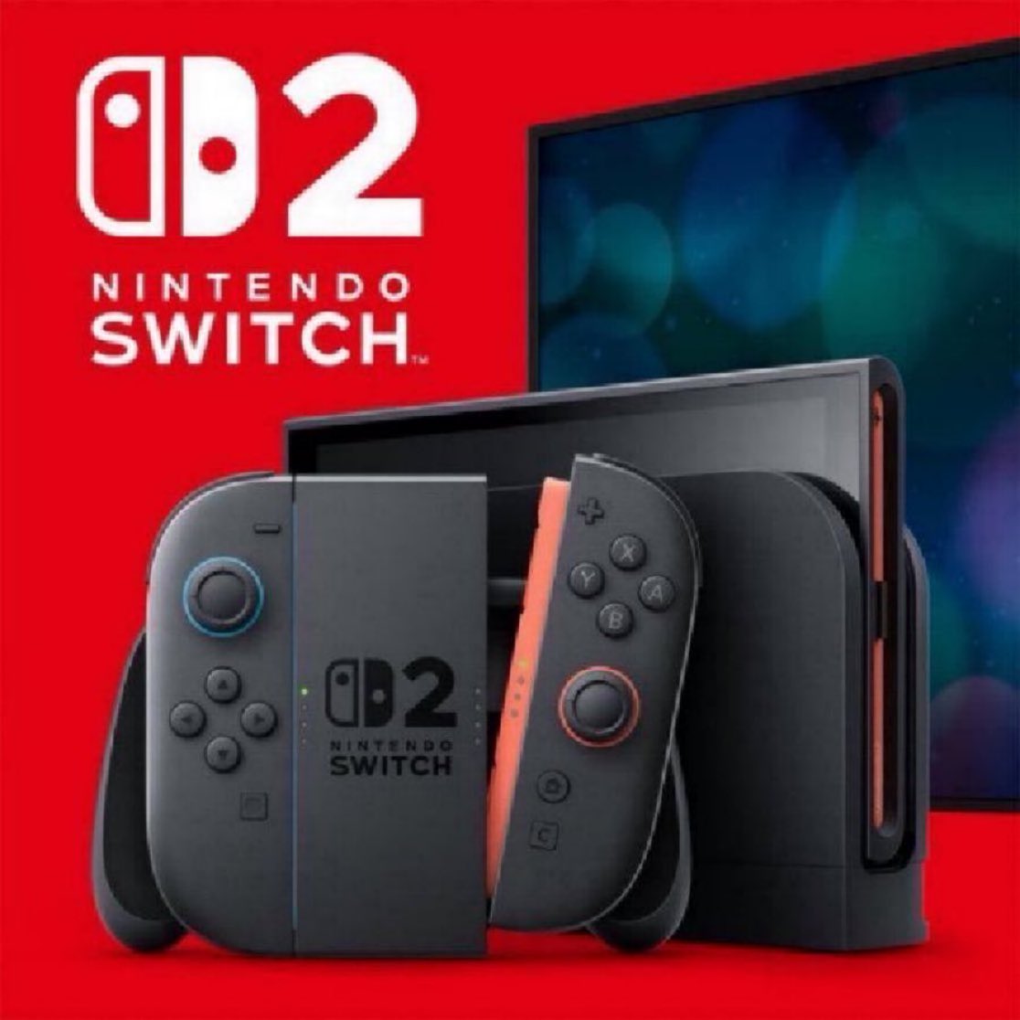 NINTENDO SWITCH 2 GIVEAWAY!

How to enter:
- Retweet
- Follow me
- Turn Notifications On!
- Comment Done

Winner Soon!

GOODLUCK😉

#Switch2 #NintendoSwitch2 #Nintendo