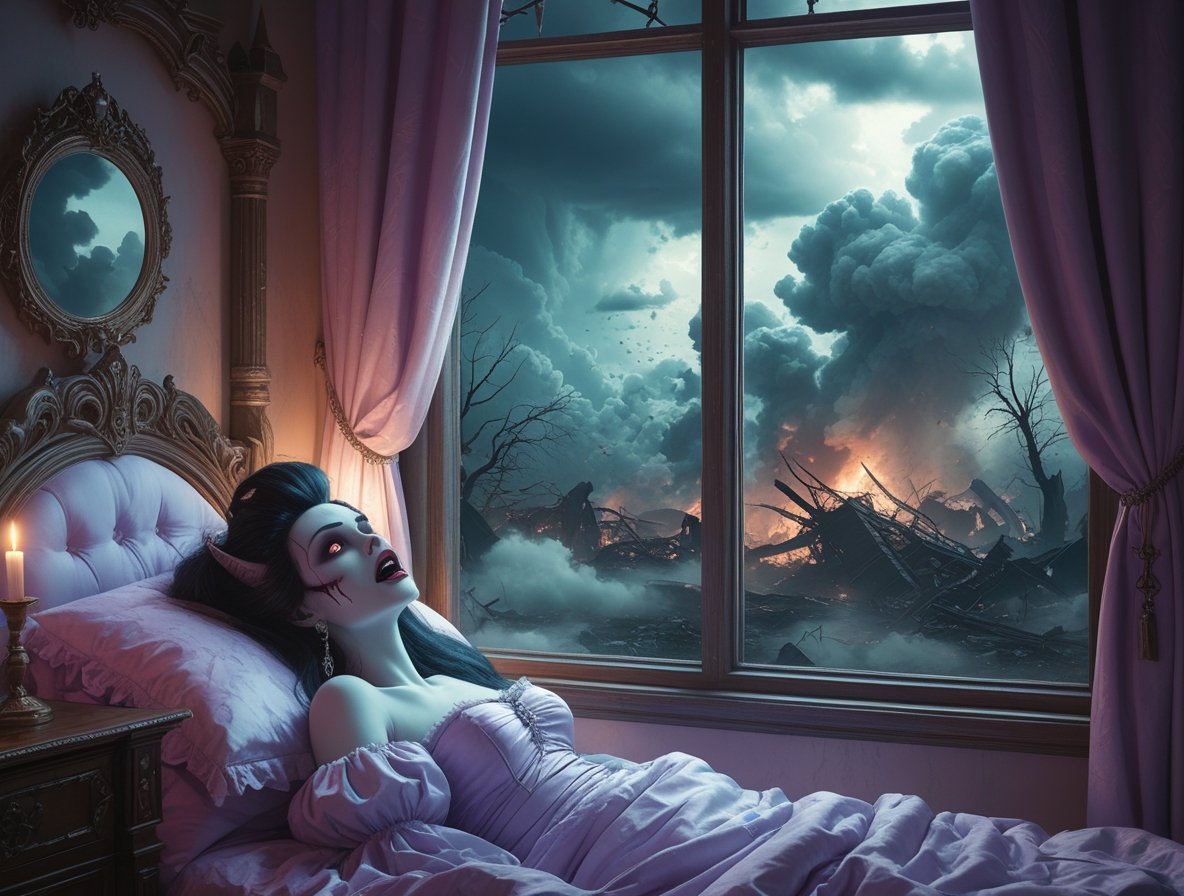 BrooklynneA's tweet photo. Hello X,
I've awaken from my slumber to a pretty chaotic world out there. Reply if ur following me ? I follow back 

🧟‍♀️💕🎇 https://t.co/E3yHzrX2fa