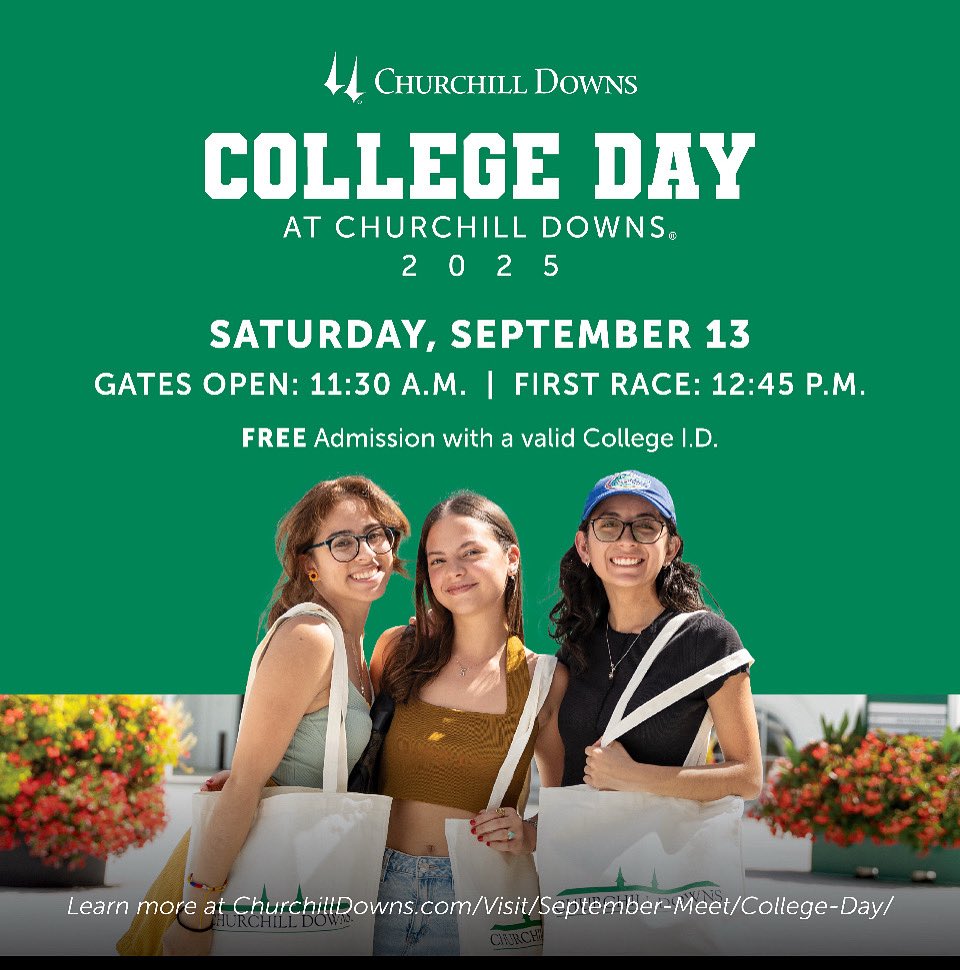 One month from today, join KEMI at <a href="/ChurchillDowns/">Churchill Downs</a> for College Scholarship Day! Hope to see you there!