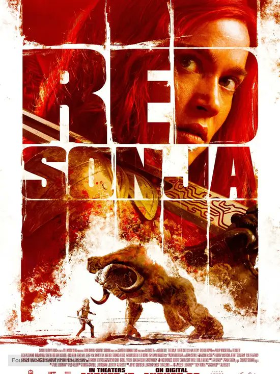 SpookyReader23's tweet photo. Thanks to @ItsMeganRandom for reminding me that #RedSonja comes out today, but for one night only at the theaters. Just got my ticket for it. I love the comics, and I've been wanting a new Red Sonja movie for a long time. https://t.co/ekjSXJzvgE